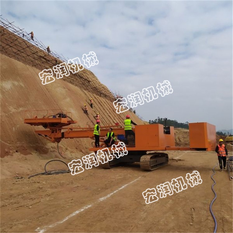 山體護(hù)坡鉆孔機(jī)，全液壓錨固鉆機(jī)現(xiàn)貨出售