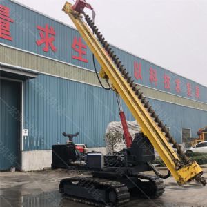 直銷光伏履帶鉆孔機，螺旋光伏鉆孔機
